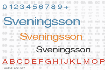 Sveningsson Font