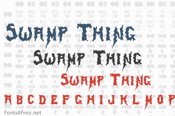 Swamp Thing Font