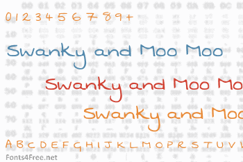 Swanky and Moo Moo Font