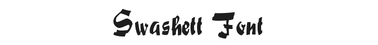 Swashett Font Preview