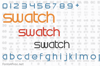 Swatch Font