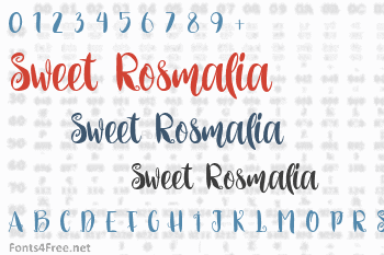 Sweet Rosmalia Font