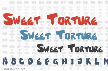 Sweet Torture cracked brain Font