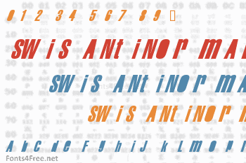 Swis AntiNormal Font