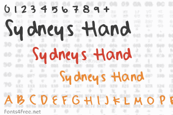 Sydneys Hand Font