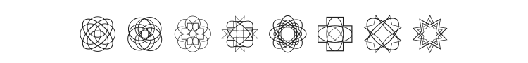 Symmetric Things Font