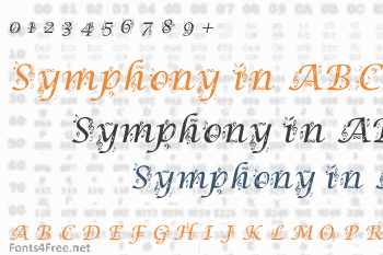 Symphony in ABC Font