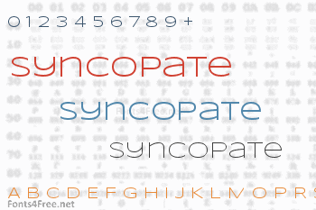 Syncopate Font