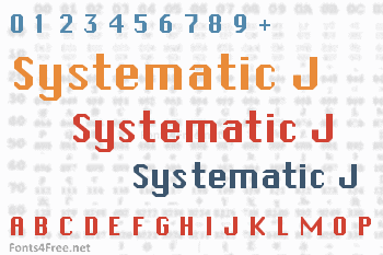 Systematic J Font