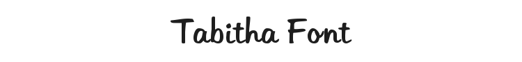 Tabitha Font Preview