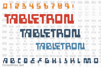 Tabletron Font