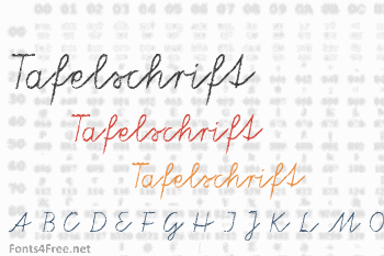 Tafelschrift Font