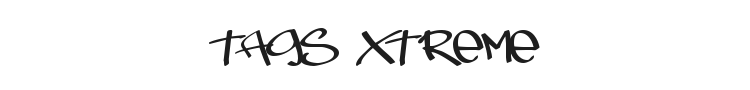 Tags Xtreme Font Preview