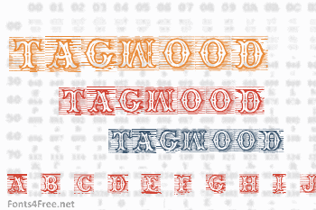 TagWood Font