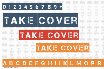 Take Cover Font