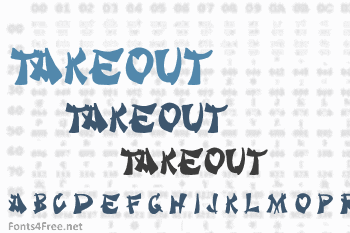 Takeout Font