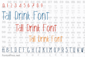 Tall Drink Font