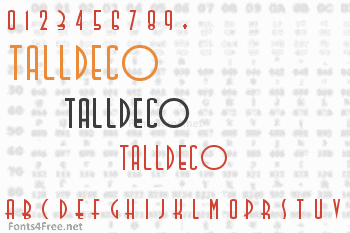 TallDeco Font