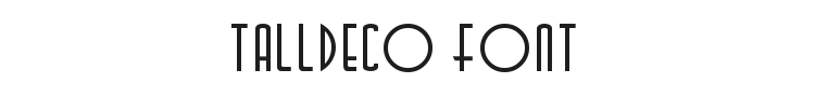 TallDeco Font