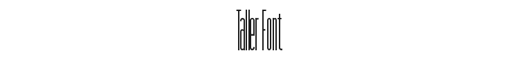 Taller Font Preview