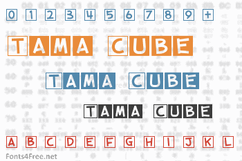 Tama Cube Font