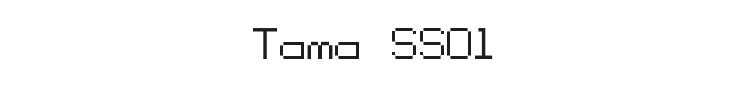 Tama SS01 Font Preview