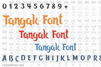 Tangak Font