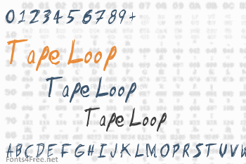 Tape Loop Font