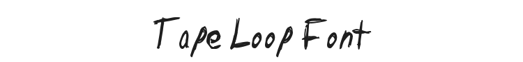 Tape Loop Font Preview