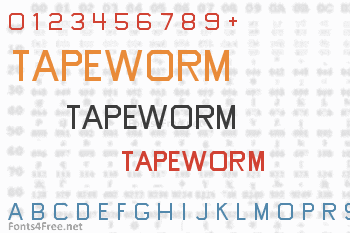 Tapeworm Font