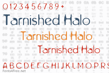 Tarnished Halo Font