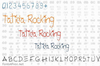 Tatida Rocking Font