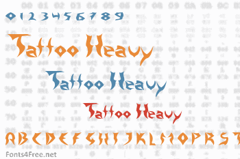 Tattoo Heavy Font