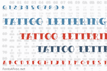 Tattoo Lettering Font