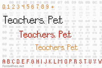 Teachers Pet Font