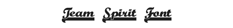 Team Spirit Font