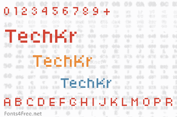 TechKr Font