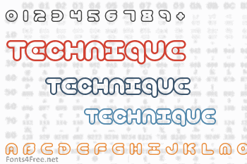 Technique Font