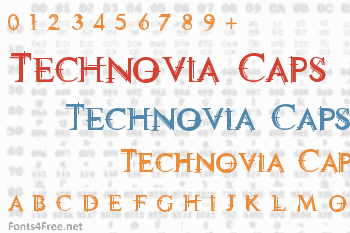 Technovia Caps Font