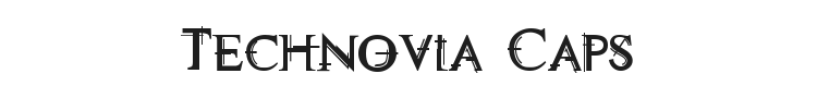 Technovia Caps Font Preview