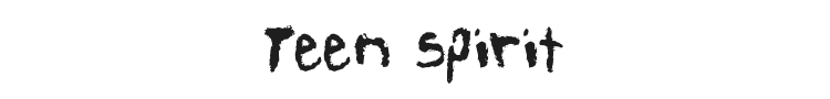 Teen Spirit Font Preview