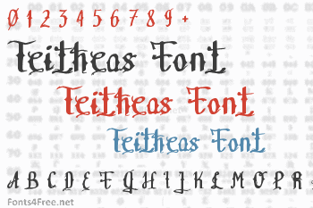 Teitheas Font