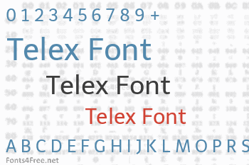 Telex Font