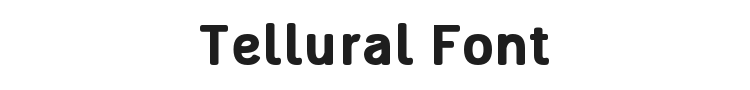 Tellural Font Preview
