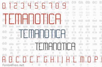 Temanotica Font