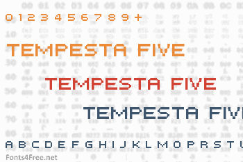 Tempesta Five Font