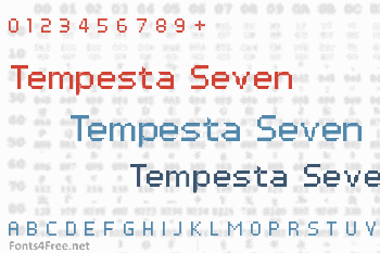 Tempesta Seven Font