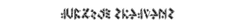 Temphis Knotwork Font