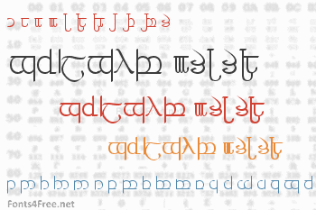 Tengwar 3+4+5 Font