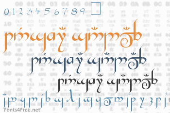 Tengwar Gandalf Font